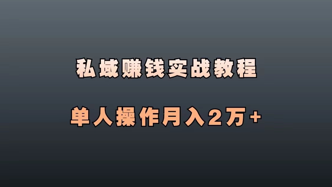 图片[4]-私域赚钱实战教程，单人居家操作，轻松月入20000+